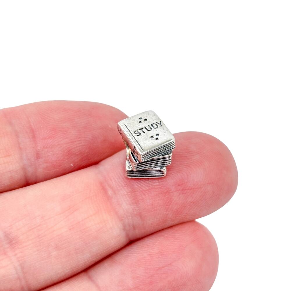 Pandora Study Books Graduation Owl Charm 790536 | Vintage Sterling Silver 925